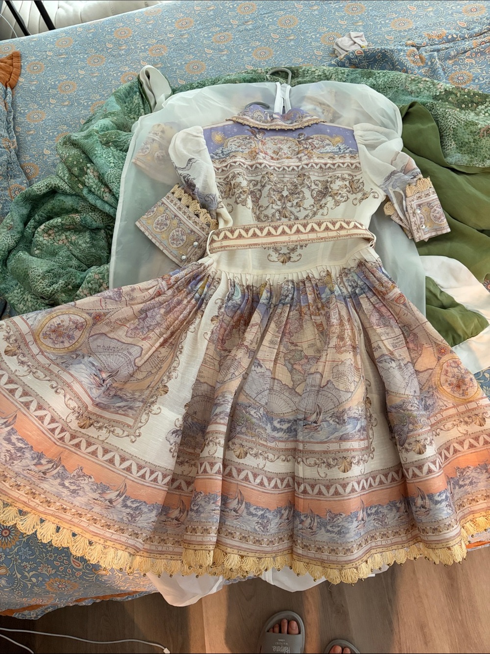 Zimmermann High Tide Flower Mini Dress - Size 0p Excellent Condition - Picture 15 of 16